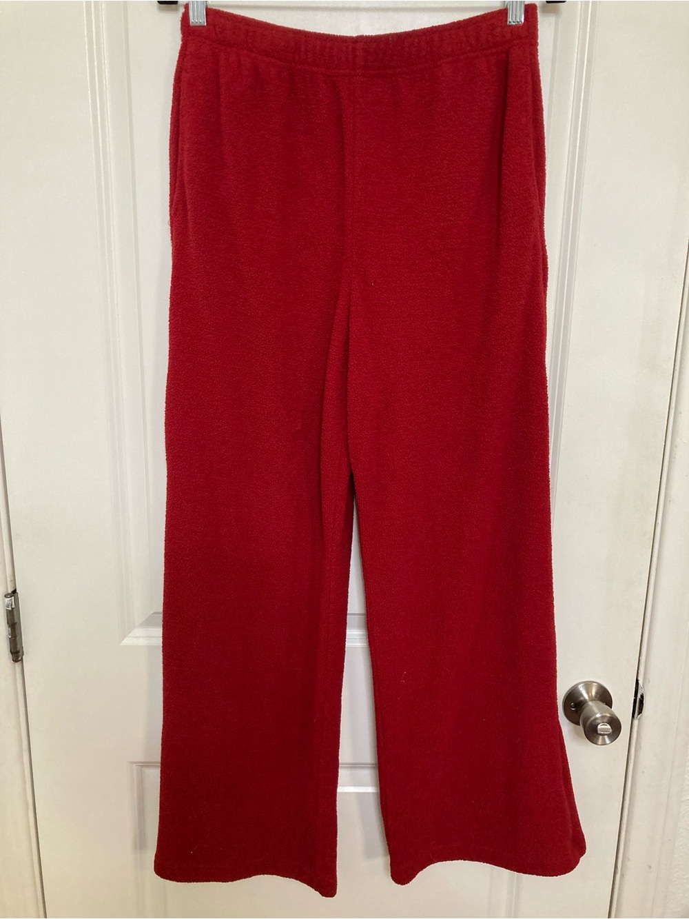 Yitty Women's Holly Berry Red Pet Me Wide Leg Lounge Pants Size M